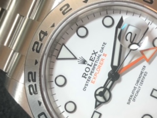 Rolex Explorer II White Dial