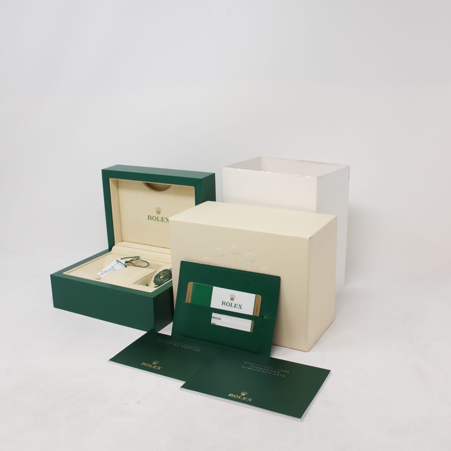 Rolex Box, Papers, Swing Tags