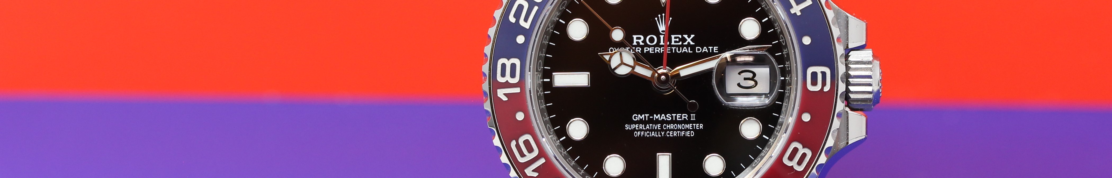 Rolex GMT Master II pepsi banner