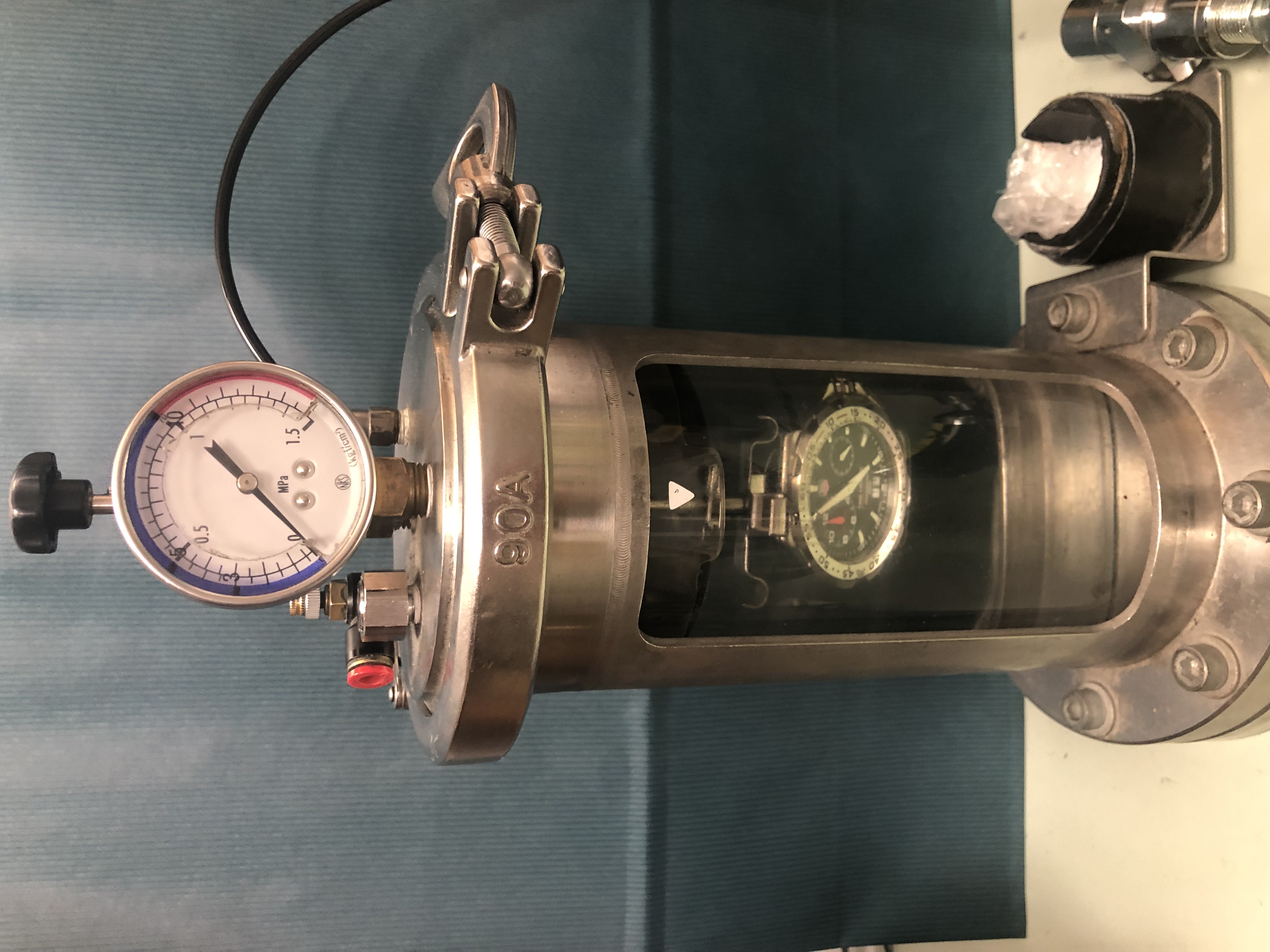 Watch in Pressure Test Tank